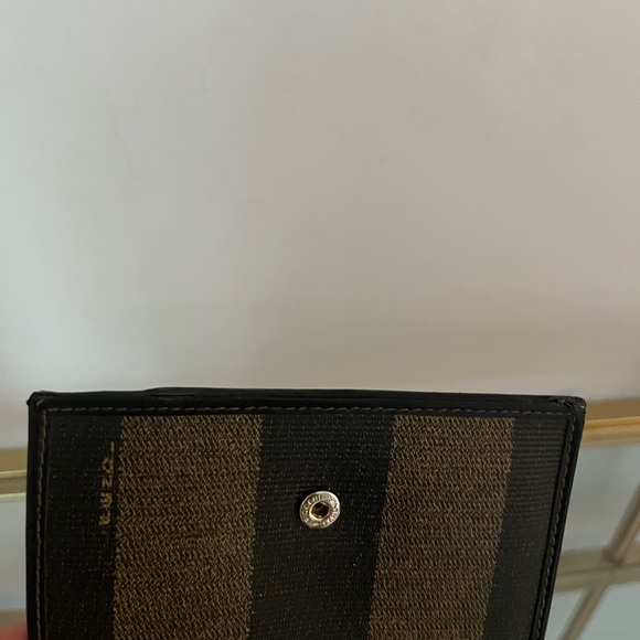 Fendi Vintage Pequin Stripe Bi-Fold Wallet - Picture 4 of 9
